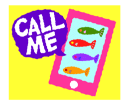 Cute and simple animation sticker #12429423