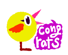 Cute and simple animation sticker #12429424
