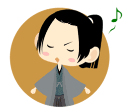 Edo period of the Samurai sticker #12430283