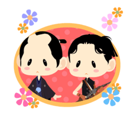 Edo period of the Samurai sticker #12430289