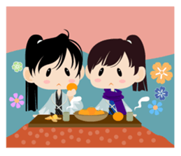 Edo period of the Samurai sticker #12430290