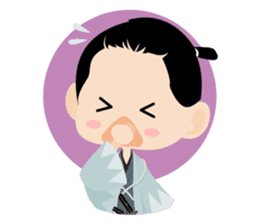 Edo period of the Samurai sticker #12430302