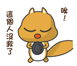Super cute little squirrel sticker #12430610
