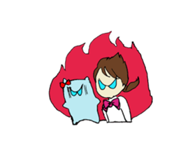 JK and Popo sticker #12430989