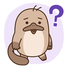 FUNNY PLATYPUS sticker #12431190