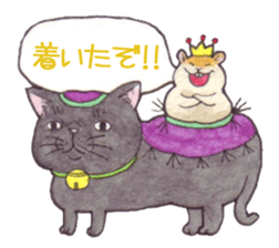 Very cute hamster sticker sticker #12431851