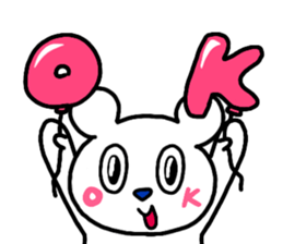 Mr.hundred percent bear 3 - positive sticker #12433225