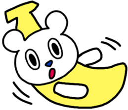 Mr.hundred percent bear 3 - positive sticker #12433257