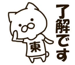 AZUMA-cat sticker #12433385