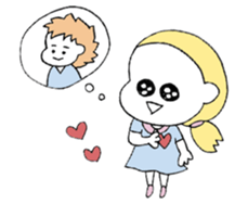 a competent girl01 sticker #12433582