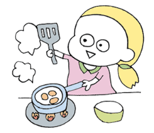 a competent girl01 sticker #12433588