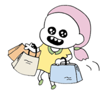 a competent girl01 sticker #12433590