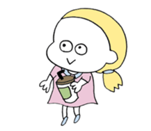 a competent girl01 sticker #12433601