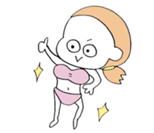 a competent girl01 sticker #12433607