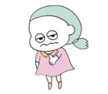 a competent girl01 sticker #12433611