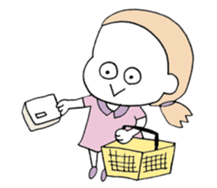 a competent girl01 sticker #12433612