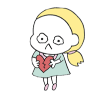 a competent girl01 sticker #12433614