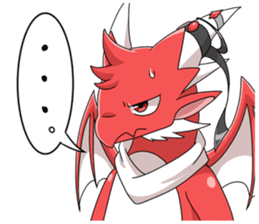Red Dragon sticker - RYUDORA - sticker #12433903