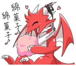 Red Dragon sticker - RYUDORA - sticker #12433920