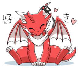 Red Dragon sticker - RYUDORA - sticker #12433921