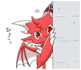 Red Dragon sticker - RYUDORA - sticker #12433936