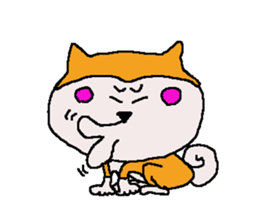 Shiba inu MOMO chan the third as well 7 sticker #12434076