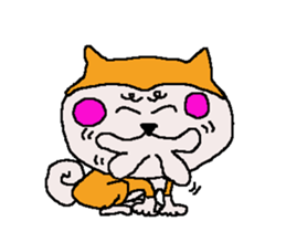 Shiba inu MOMO chan the third as well 7 sticker #12434077