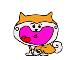 Shiba inu MOMO chan the third as well 7 sticker #12434082