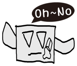 Robot happiness, anger , sadness and joy sticker #12434256