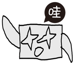 Robot happiness, anger , sadness and joy sticker #12434257