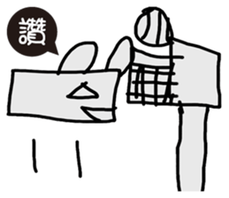 Robot happiness, anger , sadness and joy sticker #12434275