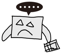 Robot happiness, anger , sadness and joy sticker #12434276