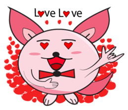 Lambo fatty & naughty sticker #12434649