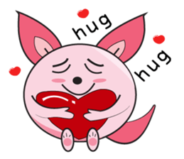 Lambo fatty & naughty sticker #12434650