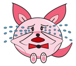 Lambo fatty & naughty sticker #12434663