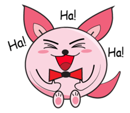 Lambo fatty & naughty sticker #12434676