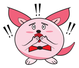 Lambo fatty & naughty sticker #12434684