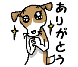 Jack dog 5 sticker #12434699