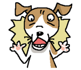 Jack dog 5 sticker #12434704