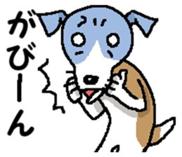 Jack dog 5 sticker #12434710