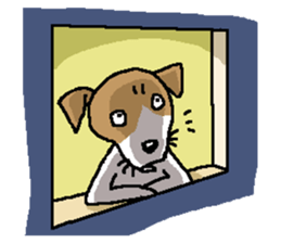 Jack dog 5 sticker #12434717