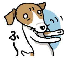 Jack dog 5 sticker #12434719