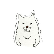 Jittori dog2 sticker #12435125