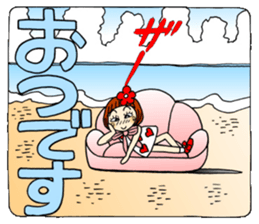 Castor bean-chan 55 sticker #12435163