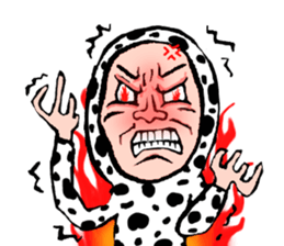 Cow pattern Uncle sticker #12435217