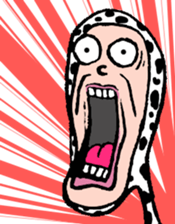 Cow pattern Uncle sticker #12435218