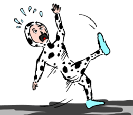 Cow pattern Uncle sticker #12435229