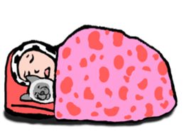 Cow pattern Uncle sticker #12435232