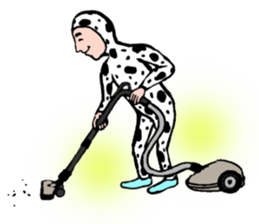 Cow pattern Uncle sticker #12435235