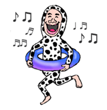 Cow pattern Uncle sticker #12435239